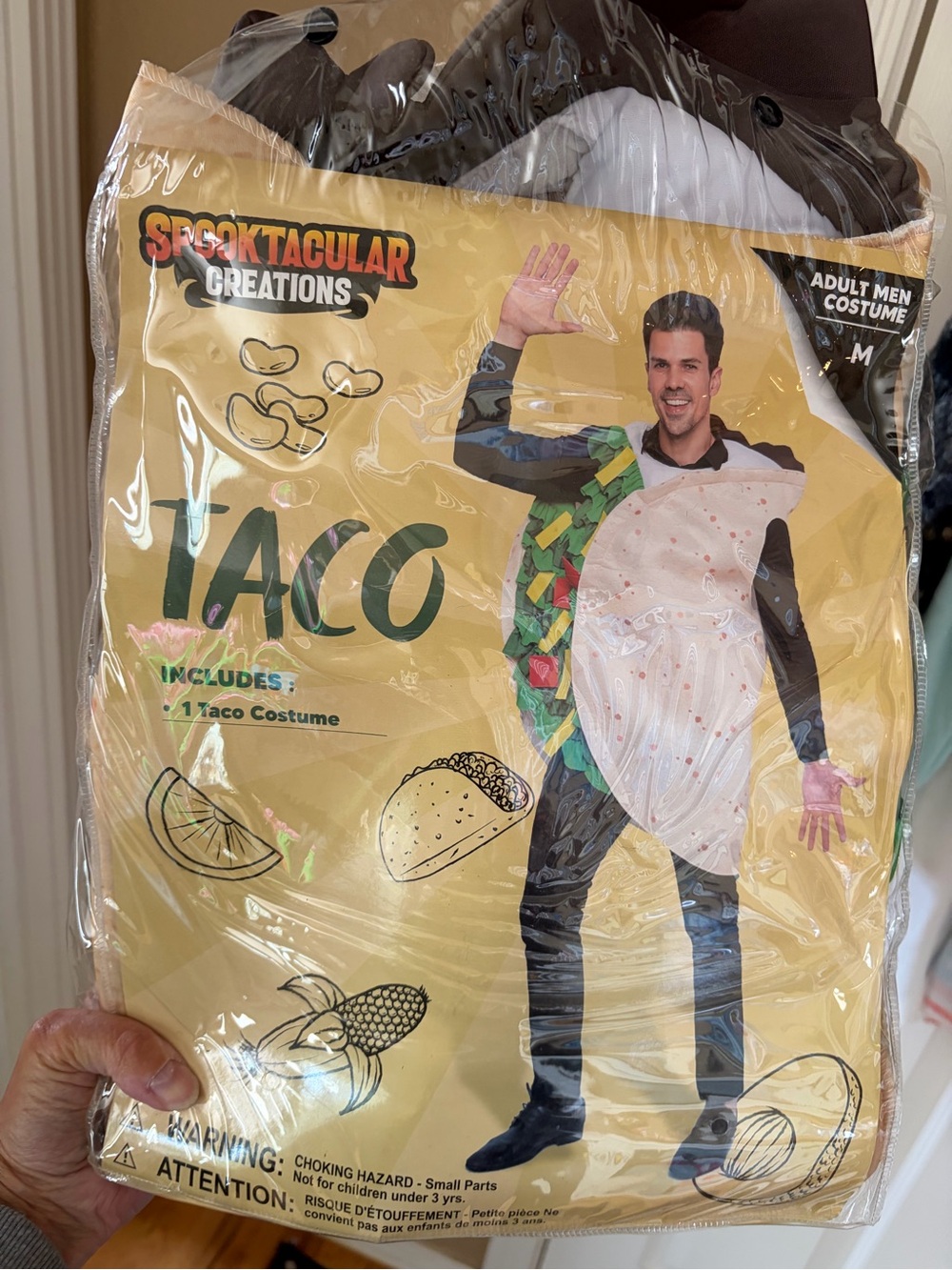 Spooktacular Creations Taco Costume Men’s Medium